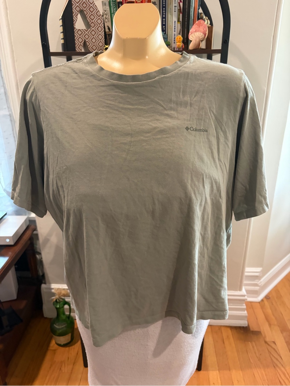 Green Columbia Boxy Tee